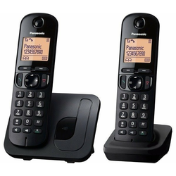 PANASONIC brežžični telefon DECT DUO (KX-TGC212PDB)