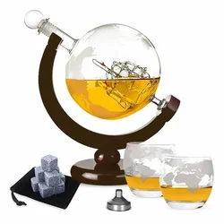 Darilni set za kozarce za viski, dekanter 800ML