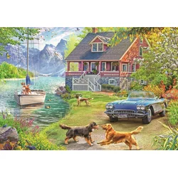 Ravensburger slagalica Letnja kućica na ?ezeru, 1000 delova