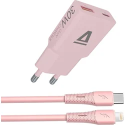 Punjač AVAX CH6418 / USB-C to Lightning / 30W / iPhone Charger / Pink