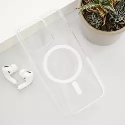Maska Transparent Mag Case za iPhone 16 Pro bela