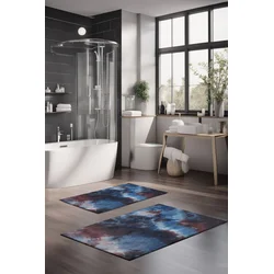 Lessentiel Maison Set prostirki za kupatilo CT-5051, 2 Komada, TamnoPlava