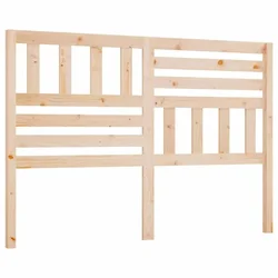 Vidaxl Posteljno vzglavje 146x4x100 cm trdna borovina