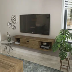 HANAH HOME TV polica Ibarra Oud Oak