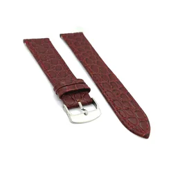 Kožni kaiš Diloy 18mm DIL209.4 Bordo boja