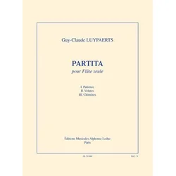 LUYPAERTS:PARTITA POUR FLUTE SEULE