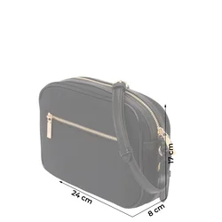 U.S. POLO ASSN. Torba za čez ramo črna