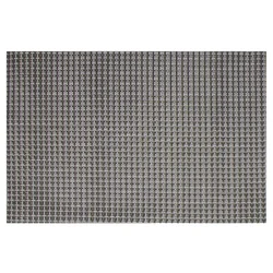 Set of 4 placemats, 45 x 30 cm, black and gold