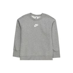 Nike Sportswear Sweater majica, siva melange / bijela