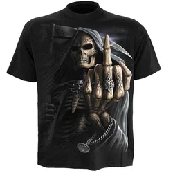 Gothic in punk majica moška - Bone Finger - SPIRAL - M005M101