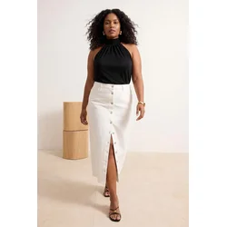 Trendyol Curve Ženska bluza Tbbss26Af00085, Crna
