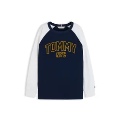 TOMMY HILFIGER Majica VARSITY modra