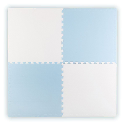 Ricokids velika penasta sestavljanka 60x60 cm 4 kosi modro-bela