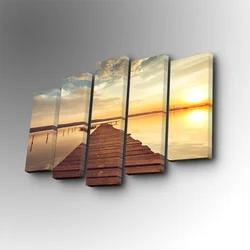 Wallity Slika 5PUC-145, 82 x 50 cm, 5 delova