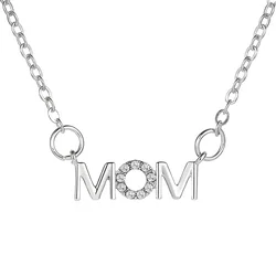 Ogrlica Mama - srebrna KP28446