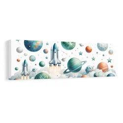 Slika raketoplan v oblakih - 150x50