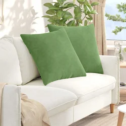 Jastučići za sofu 2 pcs Svijetlo zelena 60 x 60 cm