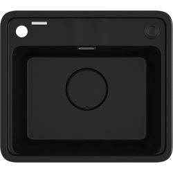 Deante Momi ZKM N103 Sudopera, 1 korito, 20cm, Granitna, Crna