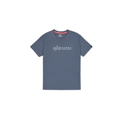 ALPHA INDUSTRIES Majica modra / bela