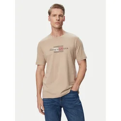 Tommy Hilfiger Majica MW0MW43226 Bež Regular Fit