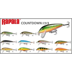 Vobler Rapala Count Down CD-3