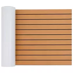Prostirka za čamce Prugasti Smeđa i crna 240 x 60 cm EVA