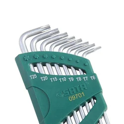 Sata Set Torx ključeva 09701, 8 komada, TT6-TT25