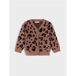 Sinsay - Kardigan sa viskozom sa leopard printom - BEŽ