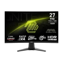 MSI 27 inča MAG 276CXF FHD 1920×1080 280Hz FreeSync Premium zakrivljeni gaming monitor