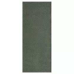 MORUM Ravno tkani tepih, unutra/spolja, tamnozelena, 80x200 cm