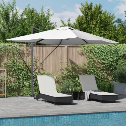 Suncobran Pijesak 352 x 251 x 265 cm Poliester i aluminij