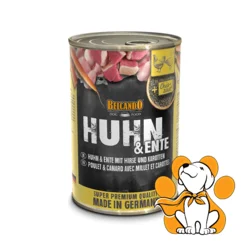 BELCANDO Chicken & Duck 400g, Konzerva za Pse sa Pačetinom i Piletinom