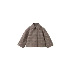 MANGO KIDS Prehodna jakna YORK modra/brokat/temno rjava