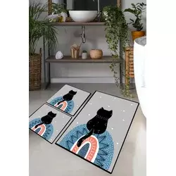 Lessentiel Maison Set 3 prostirke za kupatilo Šareni
