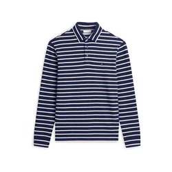 TOMMY HILFIGER Majica temno modra / bela