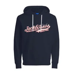 JACK & JONES Majica Mel nočno modra / roza / rdeča / bela