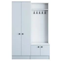 Hanah Home M5 1561 Cipelarnik sa čivilukom, Beli