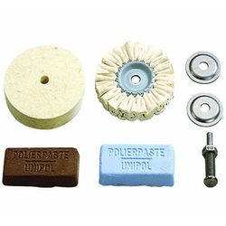 WOLFCRAFT Hobi set za poliranje metala plastike i mermera 7/1 2178000