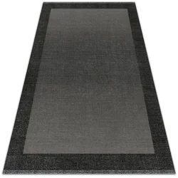 Decormat Zunanja preproga Siv okvir 100x150 cm
