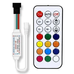 LED KONTROLOR DIGITAL RGB RF 5-24V 2815 21 KEYS