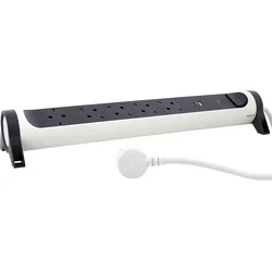 LG 694510 PRODUZNI BLOK SA UPZ 5X2P+E 1XUSB-A 1XUSB-C 1.5M (BELA/T.SIVA)