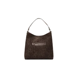 Bershka Nakupovalna torba rjava/temno rjava