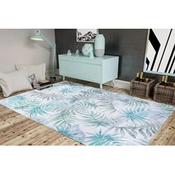 Conceptum Hypnose Tepih Funk -AL 149, 150x230 cm, Tirkizno-beli