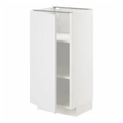 METOD Podni element s policama, bela/Stensund bela, 40x37 cm