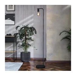 Eglo 43791 - Podna lampa CRANLEY 1xE27/40W/230V crna