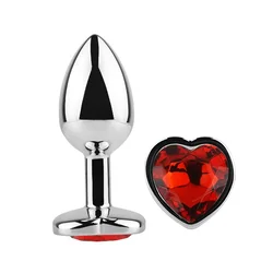 Diamond Heart Butt Plug Large