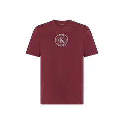 Calvin Klein Jeans Majica bordo / bela