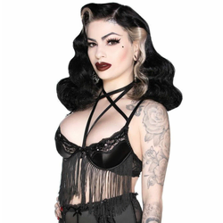 Ženski nedrček KILLSTAR - Shes Poison - ČRNA - KSRA002905
