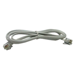 Telefonski kabel ploščati 1M beli PA51-1B