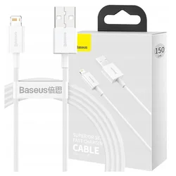 BASEUS Kabel Superior Series USB na Lightning, 2,4 A, 1,5 m (bel)